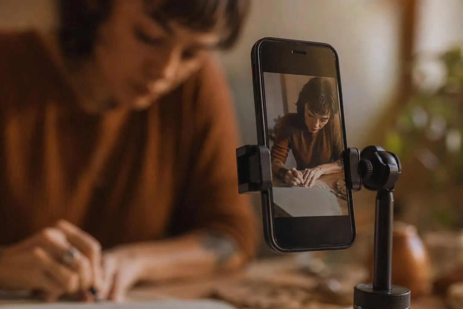 Como gravar vídeo vertical sem perder rostos e textos