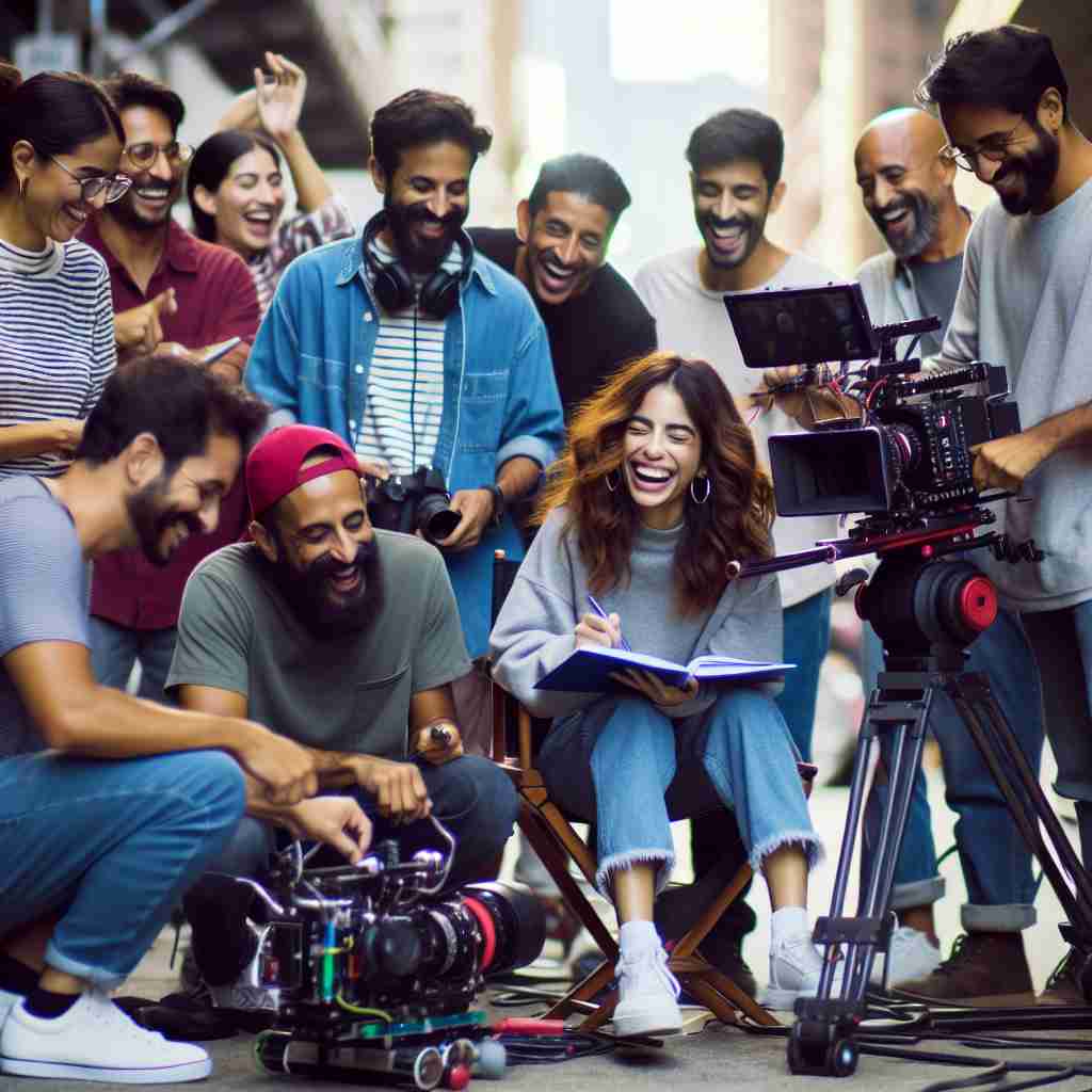 An image illustrating Easy Comedy Scripts for Short Films