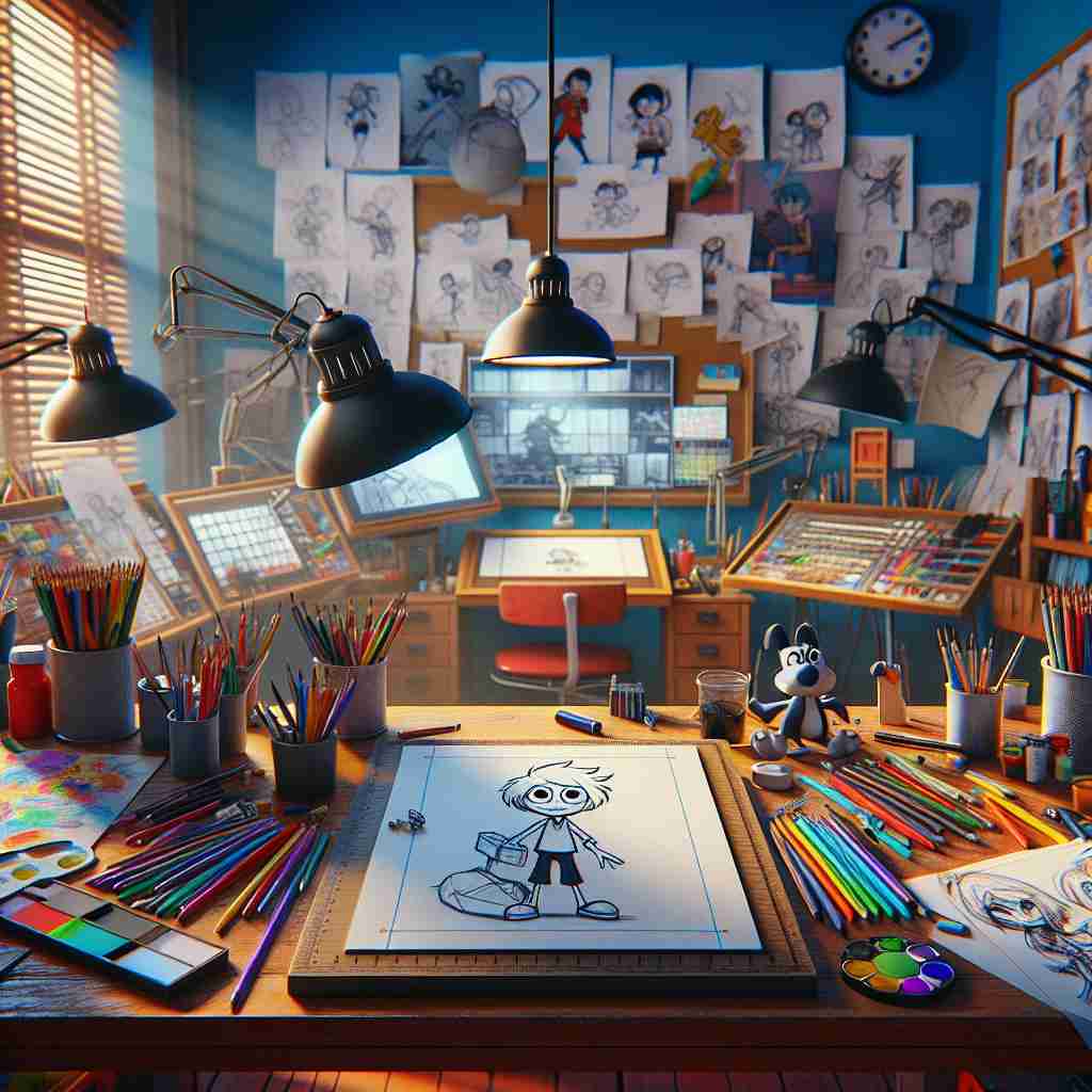 An image illustrating Curta-Metragem Animação 2D Passo a Passo